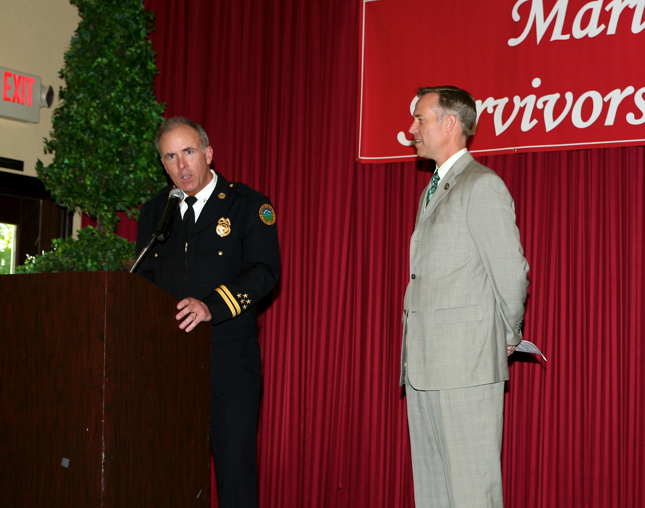 Mike Giannini introduces Jared Huffman